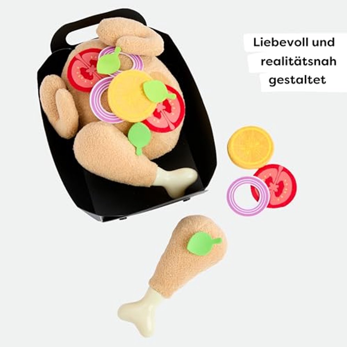 Haba Spielzeug Brathähnchen – kreative Spiel-Rollenspielküche.