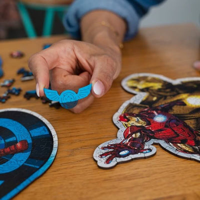 Trefl Holzpuzzle Marvel Captain America 160 Teile nachhaltig FSC.
