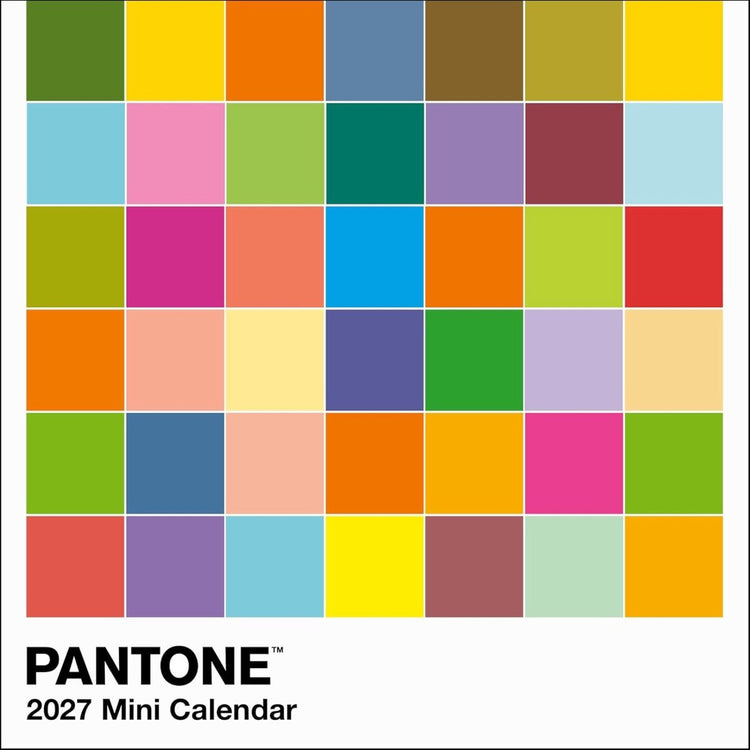 Pantone(tm) Mini-Wandkalender 2027