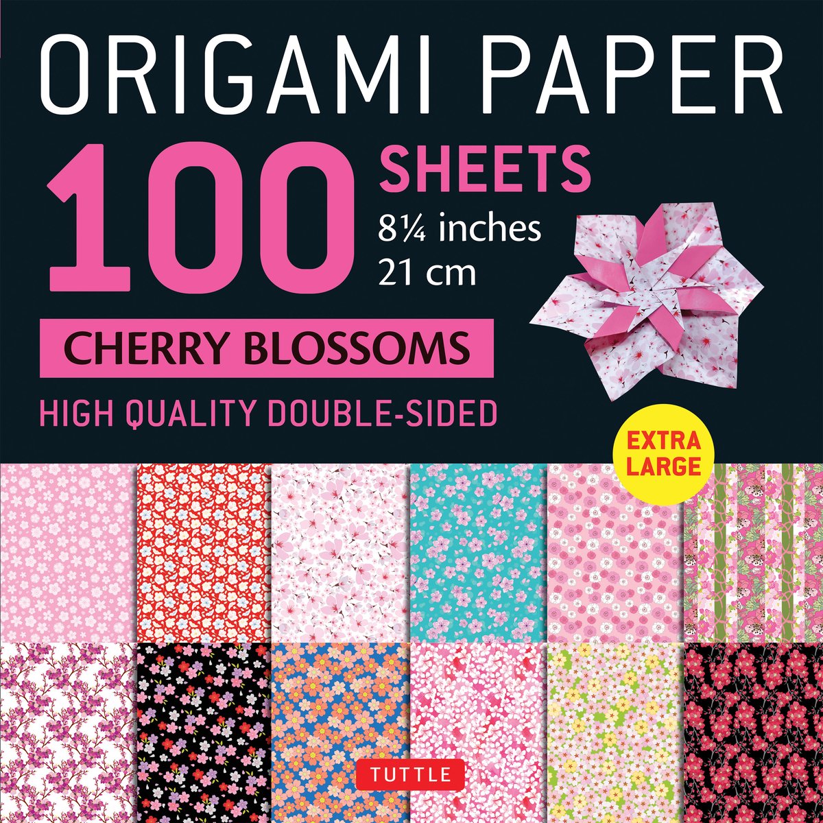 Origami-Papier 100 Blatt Kirschblüten 8 1 4 (21 cm)