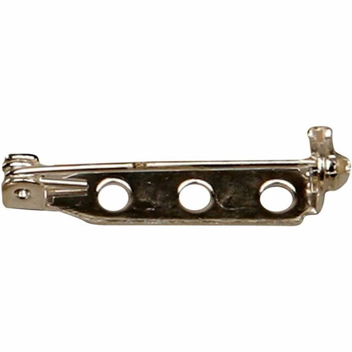 Creativ Company Broochpeld Silber -plattiert 25mm, 10st.