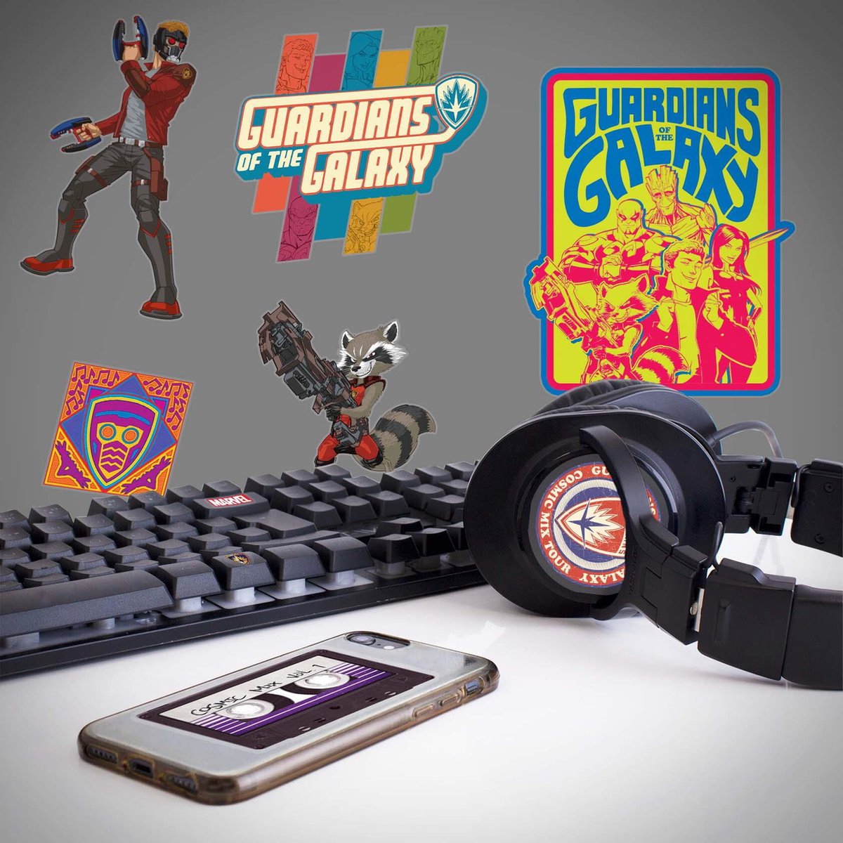 Paladone Marvel: Guardians of the Galaxy – Gadget-Aufkleber