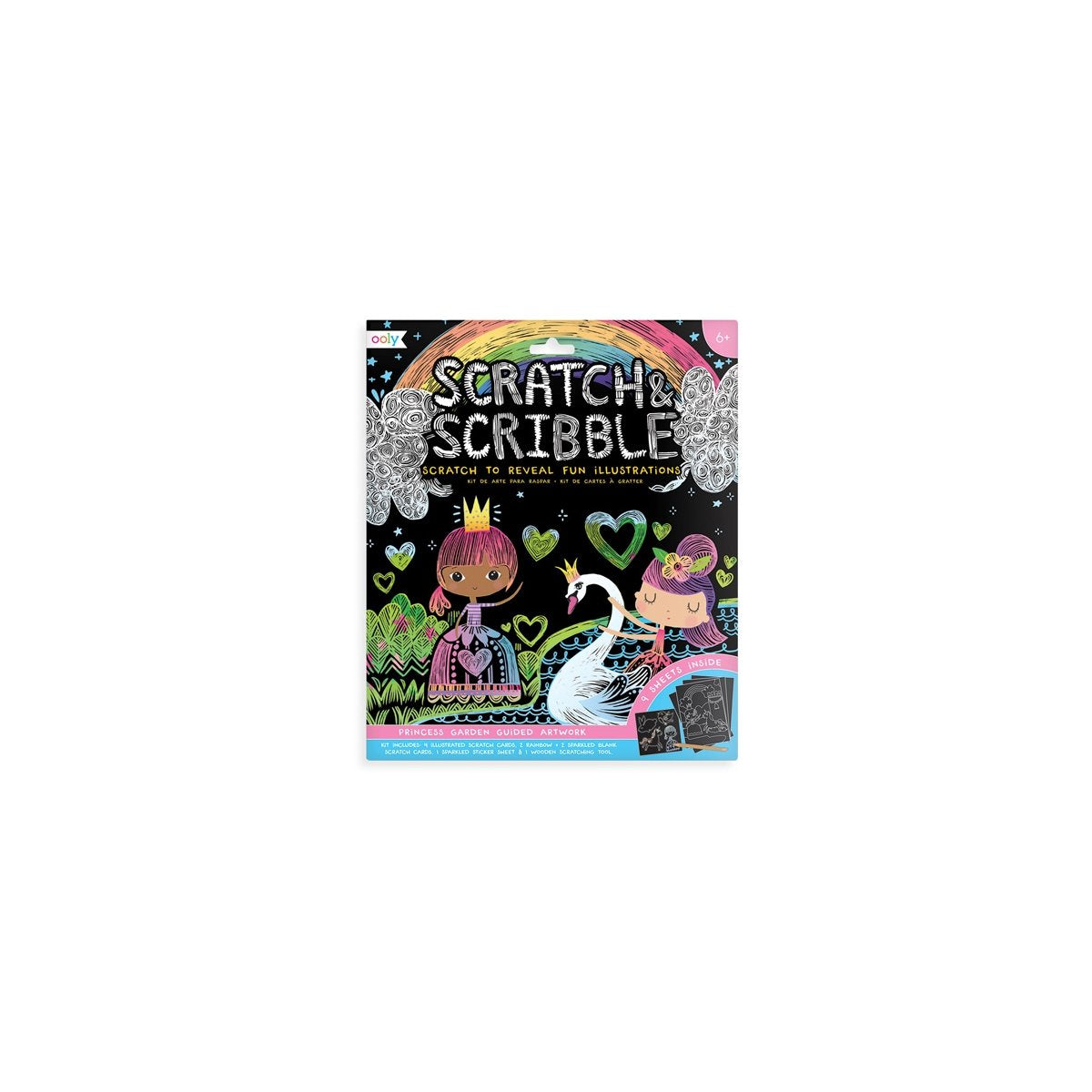 Ooly – Scratch Scribble – Prinzessinnengarten