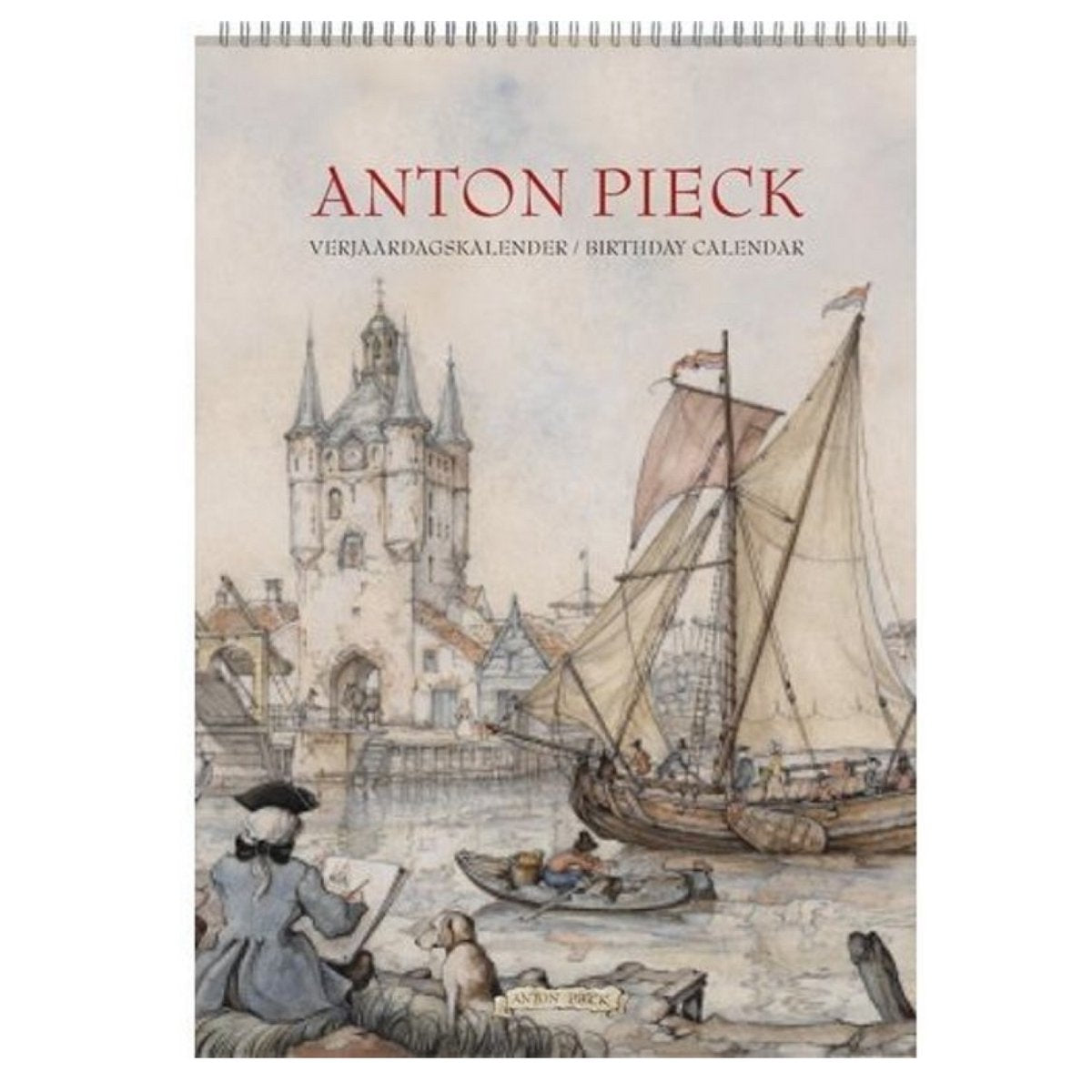 Anton Pieck Geburtstagskalender - Hafenblick - A4