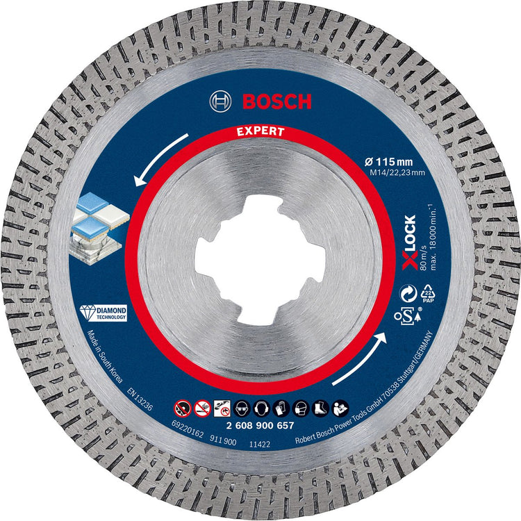 Bosch Expert Hartkeramik X-Lock Diamant-Trennscheiben 115 x ...