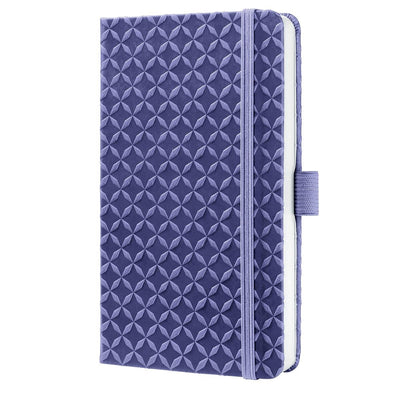 Sigel – Notizbuch – Jolie Flair – A6 – Hardcover – 174 Seiten – Linie – 80-Gramm-Papier – Dunkelviolett – Si-JN130