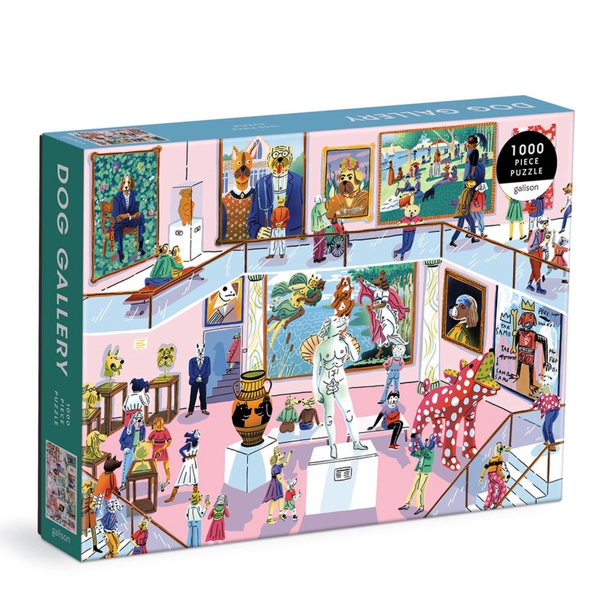 Hundegalerie 1000-teiliges Puzzle