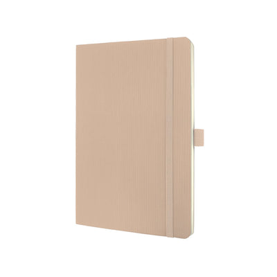 Sigel Notizbuch A5 – Conceptum Pure – Beige – Softcover – 194 Seiten – Linie – 80-Gramm-Papier – Si-Co333