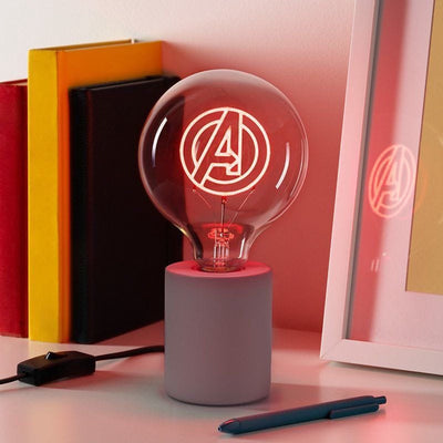 Paladone-Produkte Avengers Neon-LED-Glühbirne, Logo-Lampen, Lichter