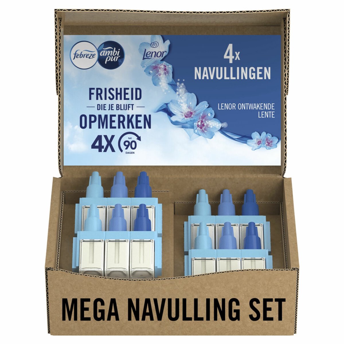 Ambi pur febreze 3volution – erwachender Frühling – elektrischer Lufterfrischer – 4 x Nachfüllung