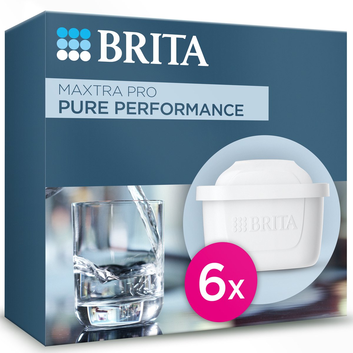 Brita Filter für Kanne mit Filter Pro All in 1 6 Stück