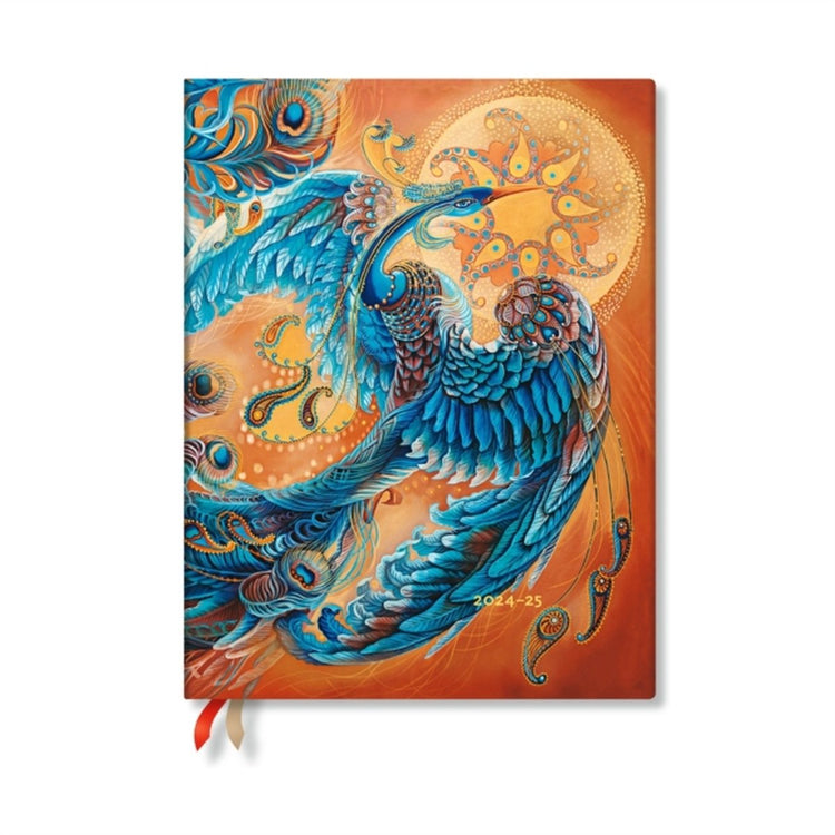 Bird of Happiness – Skybird (Birds of Happiness) Ultra 12-Monats-Vertikal-Softcover-Flexi-Tagesplaner 2025 (Elastikbandverschluss)