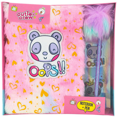 Canenco Cutie Crew Notebook mit Pompom Pen