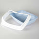 Duvo + Birba Katzentoilette mit Azzurro-Rand m - 46x35x20cm
