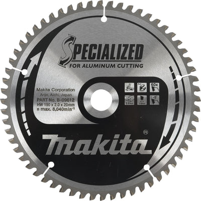 Makita Zubehör Kappsägeblatt Aluminium 165x20 60t Alu – B-56568