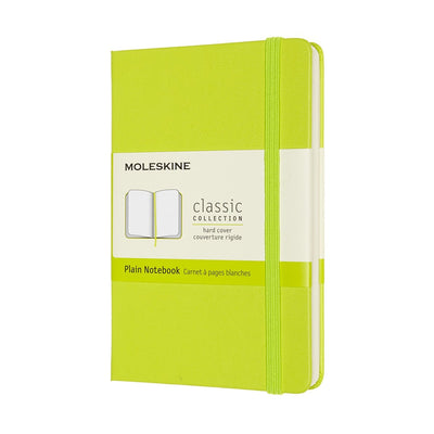 Klassisches Moleskine-Notizbuch – Tasche – Hardcover – leer – Zitronengrün
