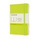 Klassisches Moleskine-Notizbuch – Tasche – Hardcover – leer – Zitronengrün