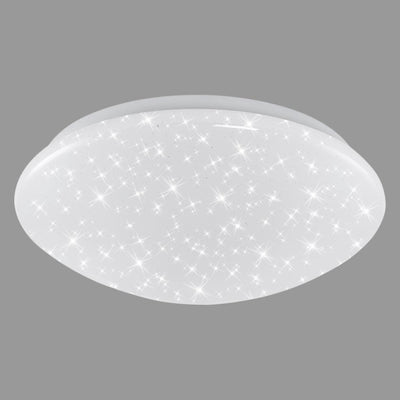 Briloner vipe – LED-Deckenleuchte – Deckenleuchte mit Sternenhimmel-Effekt – Kinderzimmerleuchte – 4.000 K – 1.200 lm – 12 W – ø28 cm – weiß
