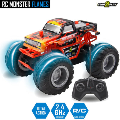 Gear2Play RC Lenkbare Auto Monster Flammen