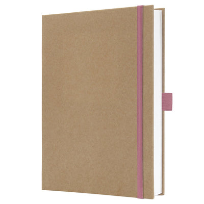 Sigel Jolie Notizbuch – A5 – Kraftpapier – reines Rosa – leere Seiten – si-jn843