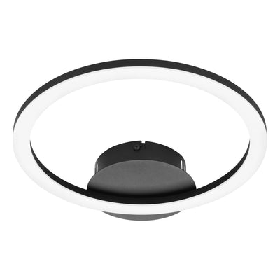 Eglo connect.z parrapos-z smarte Deckenleuchte – 34 cm – Schwarz und Weiß – einstellbares weißes Licht – dimmbar – ZigBee