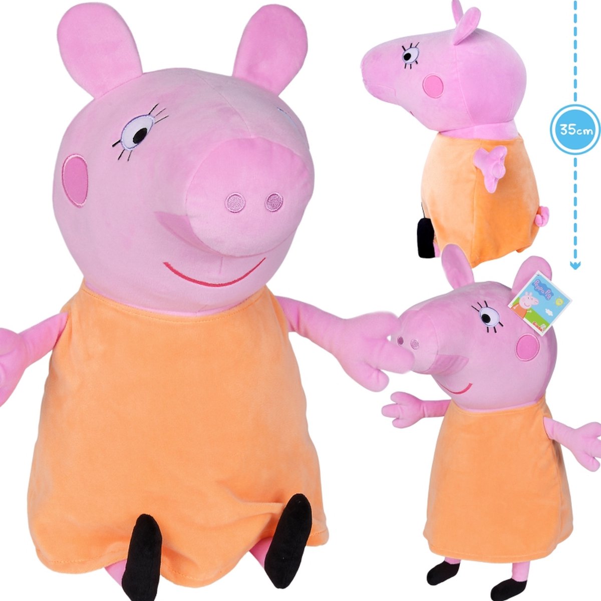 Simba Peppa Pig Mama Schwein, 35cm - Kuscheltier