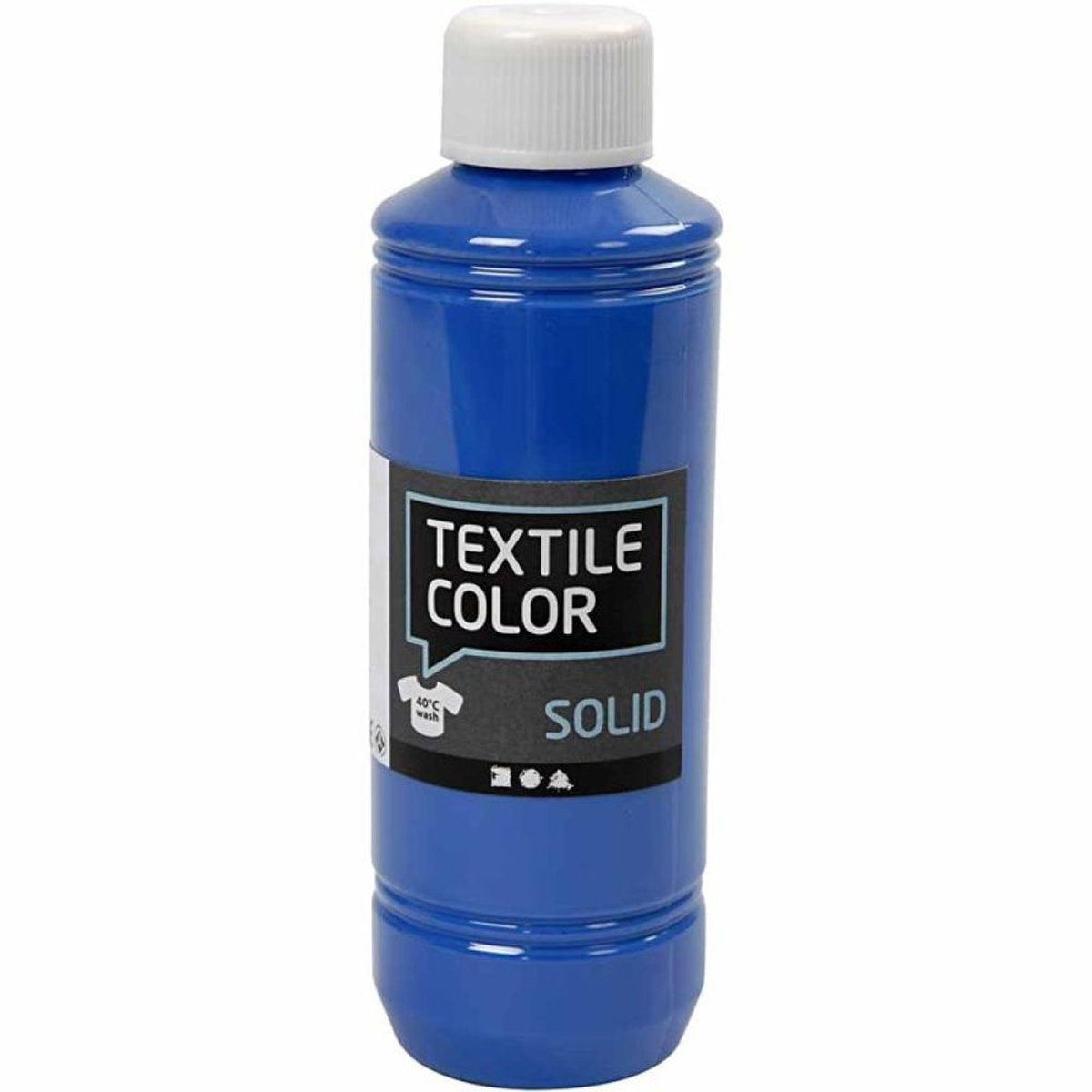 Kreativfirma Textilfarbe Deckung Textilfarbe Brilliant Blau, 250 ml