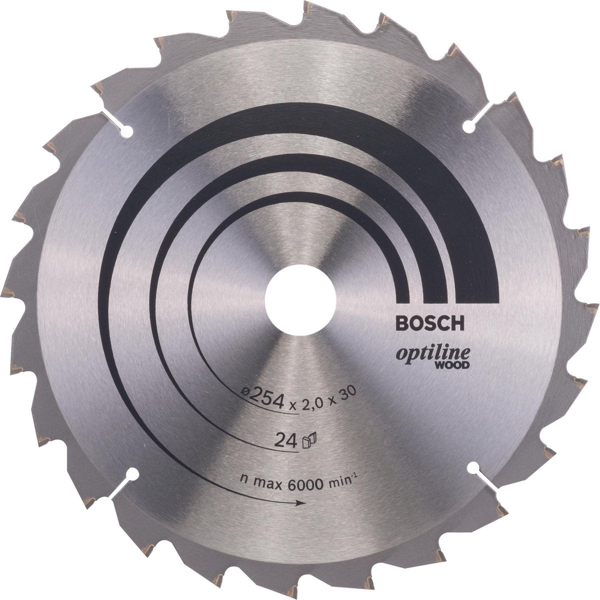 Bosch Pro Holzkreissägeblatt, 254 x 2 x 30 mm