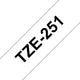 Brother Etikettenband P-Touch TZE-251 24 mm Schwarz auf Weiß | 1 Stück