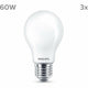 Philips LED-Lampe matt - 60 W - E27 - warmweißes Licht - 3 Stück