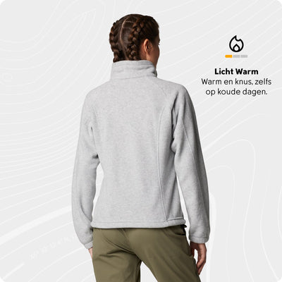 Columbia Benton Springs - Fleeceweste Damen - extra weich und warm - Grau - Größe XL