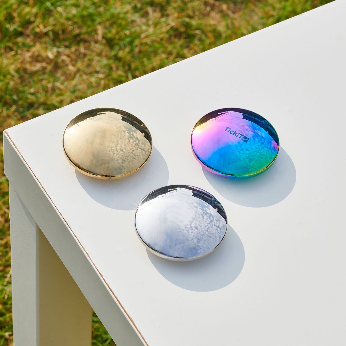 Tickit® sensorische reflektierende Tontasten – Packung mit 3 Stück