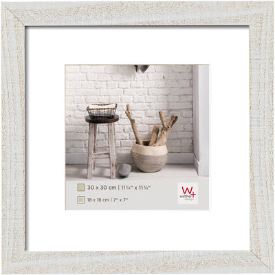 Walther Home - Holzrahmen - Fotogröße 30x30 cm - Polarweiß