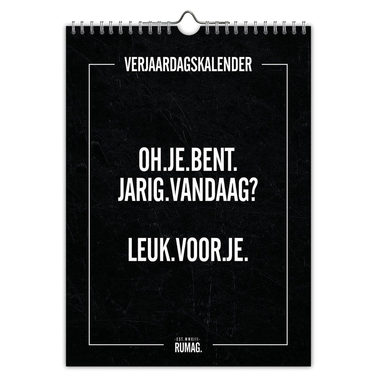 Rumag Geburtstagskalender - 18x25 cm