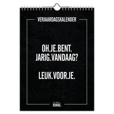 Rumag Geburtstagskalender - 18x25 cm