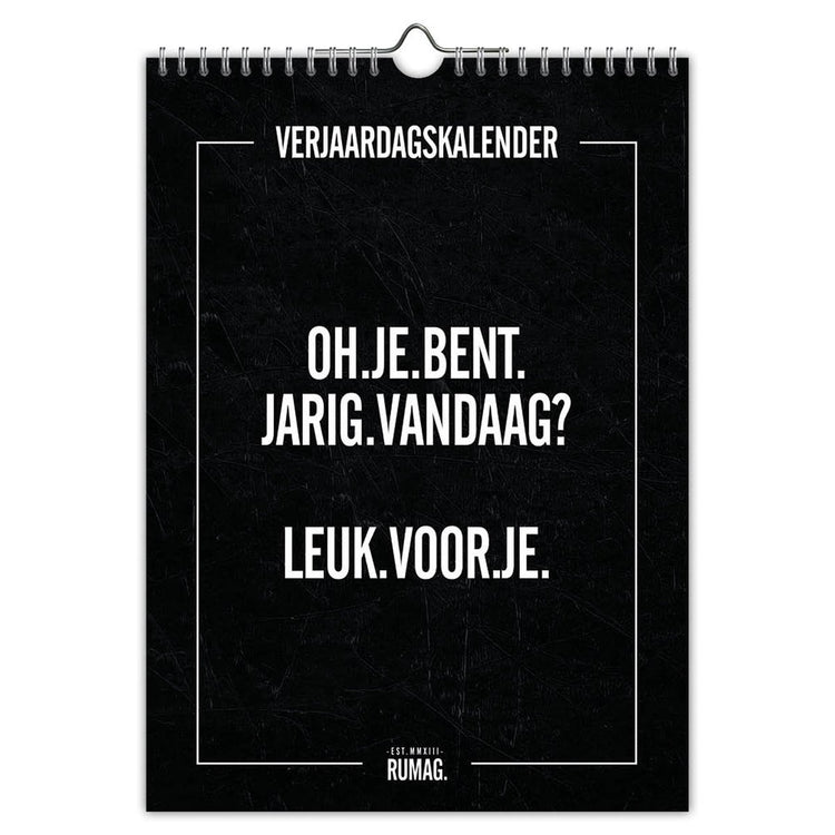 Rumag Geburtstagskalender - 18x25 cm
