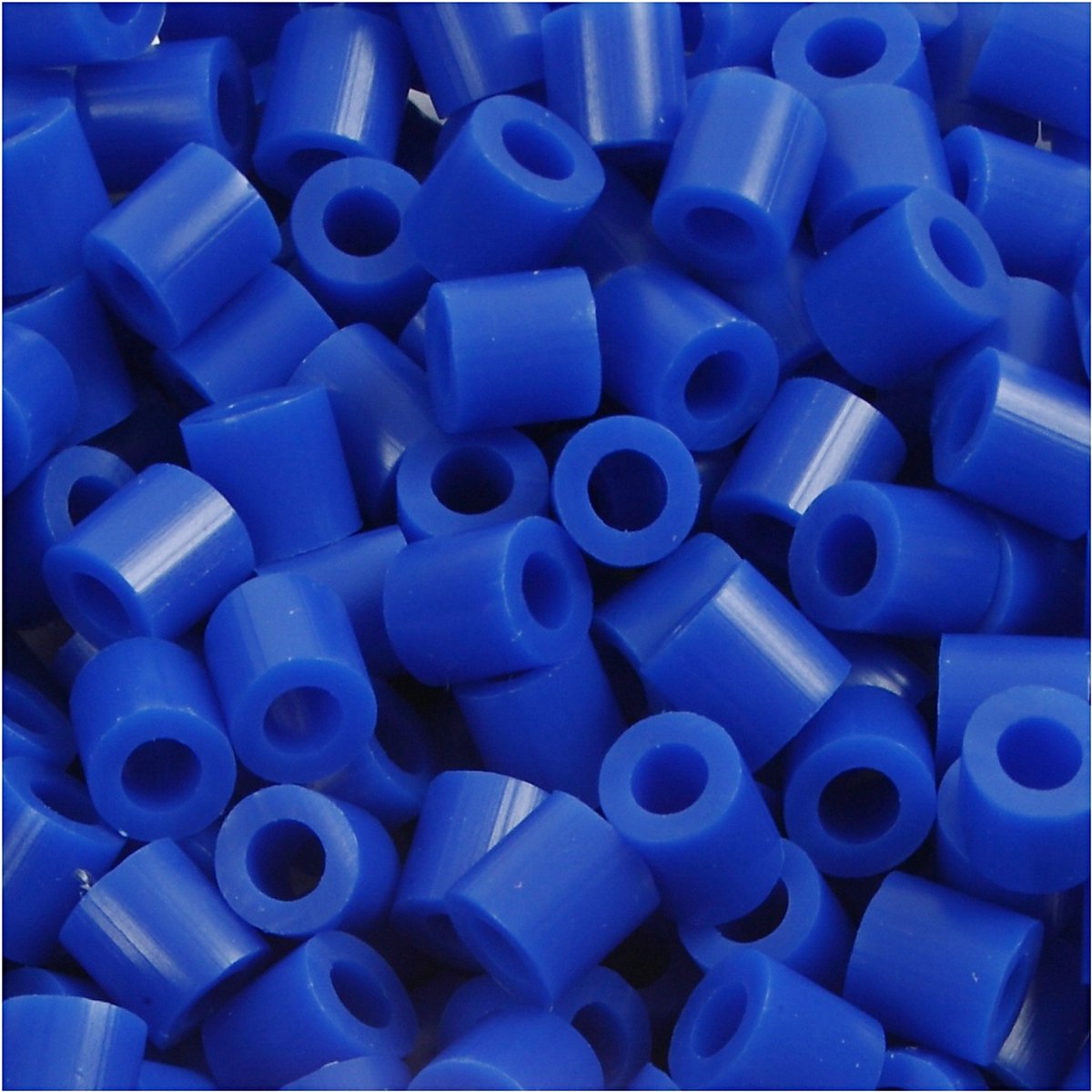 Nabbi-Perlen zum Aufbügeln, Größe 5 x 5 mm, Lochgröße 2,5 mm, mittel, dunkelblau (32232), 6000 Stück, 1 Box