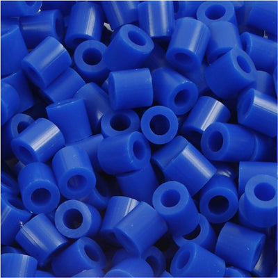 Nabbi-Perlen zum Aufbügeln, Größe 5 x 5 mm, Lochgröße 2,5 mm, mittel, dunkelblau (32232), 6000 Stück, 1 Box