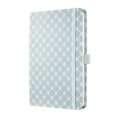 Sigel Notizbuch – Jolie Beauty – A5 – Hellblau – Hardcover – 174 Seiten – 80 Gramm – Linie – SI-JN309