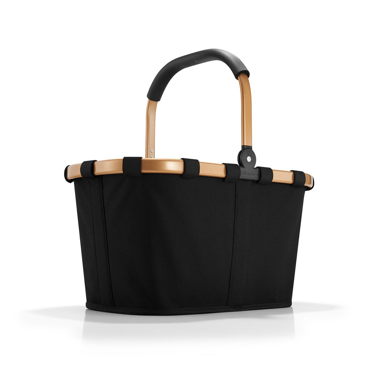 Reisenthel Carrybag Einkaufskorb – 22l – Gestell Gold Schwarz