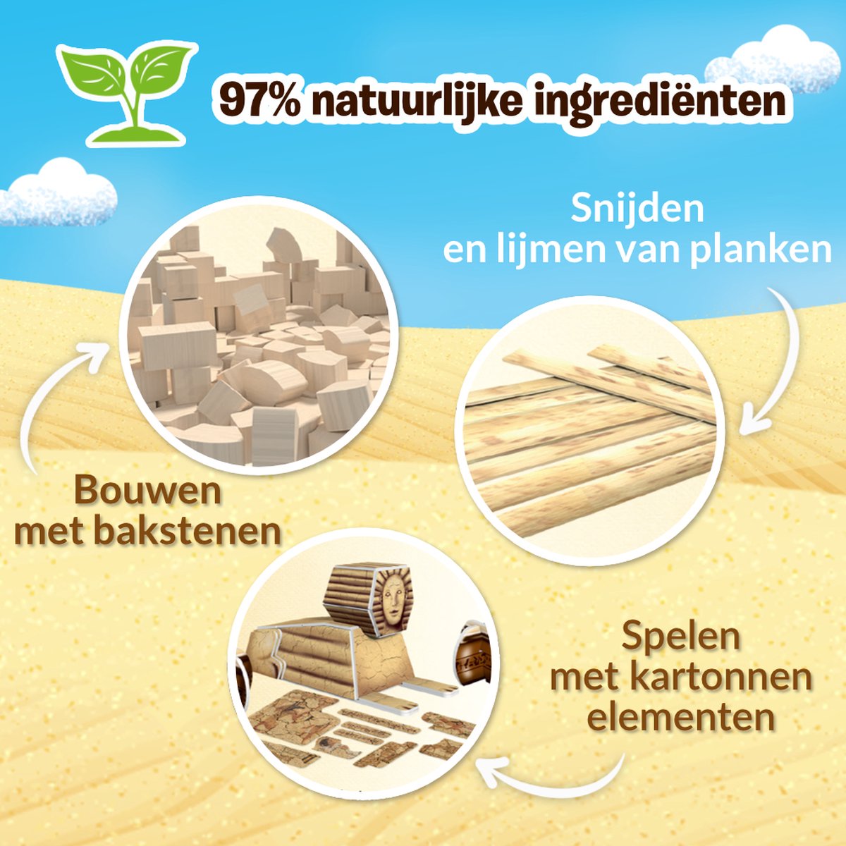 Brick Trick Trefl – Bau – Pyramide