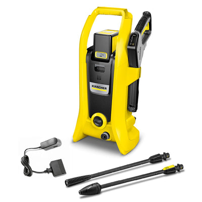 Kärcher K 2 Akku-Set Hochdruckreiniger - kabellos - inkl. Batterie 36 V 2,5 Ah – 110 bar – 340 l/h – geeignet für unter anderem. Fahrräder - Gartengeräte - Gartenset - kleine Terrassen - und Balkon
