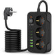 Tech-Protect-Steckdosenleiste mit USB und Typ C für Telefone, Fernseher 200 cm
