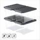 Rotho core pro - Aufbewahrungsboxen - 4er-Set - stapelbar - 15 ltr