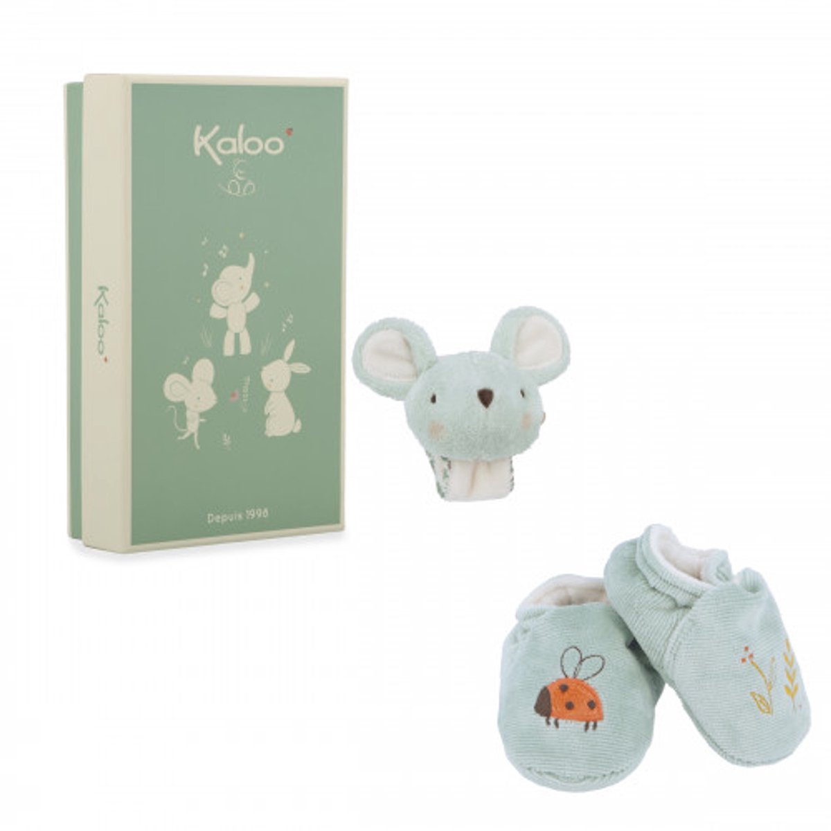 Kaloo - Baby-Geschenkset Maus - blau