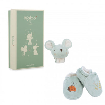 Kaloo - Baby-Geschenkset Maus - blau