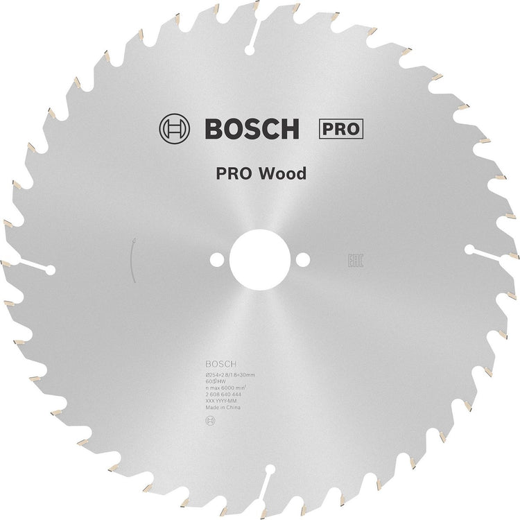 Bosch Zubehör Kreissägeblatt Optiline K V 254x30x2,8 60t WZ - 2608640444