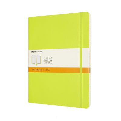 Klassisches Moleskine-Notizbuch – extra groß – Softcover – liniert – Zitronengrün