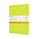 Klassisches Moleskine-Notizbuch – extra groß – Softcover – liniert – Zitronengrün