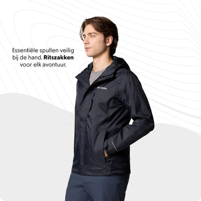 Columbia Pouring Adventure™ III Jacke Herrenjacke – Schwarz – Größe XL